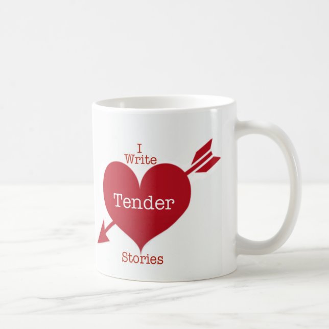 Ich schreibe Tender Stories Coffee Tasse (Rechts)