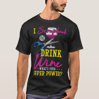 Ich schreibe und trinke Weinschokolade T-Shirt