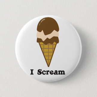 Ich schreie für Eiscreme Button