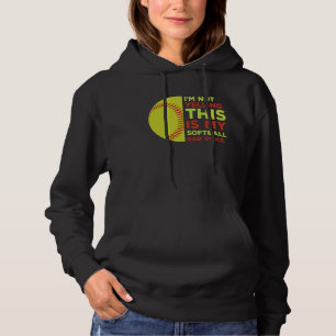 Ich schreie nicht, das ist meine Softball-Vater-St Hoodie