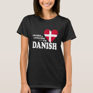 Ich schreie nicht, ich bin ein dänisches Fahnen-So T-Shirt