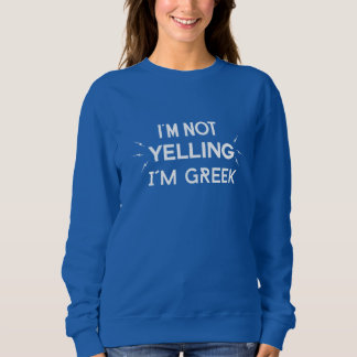 Ich schreie nicht, ich bin griechischer Hoodie