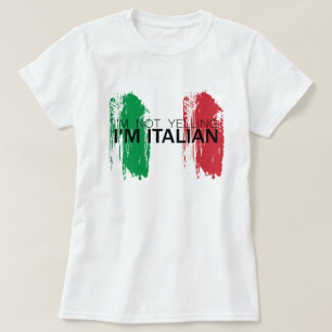 Ich schreie nicht, ich bin Italienisch lustig Ital T-Shirt