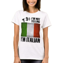 Ich schreie nicht, ich bin Italienischer Funny Ita