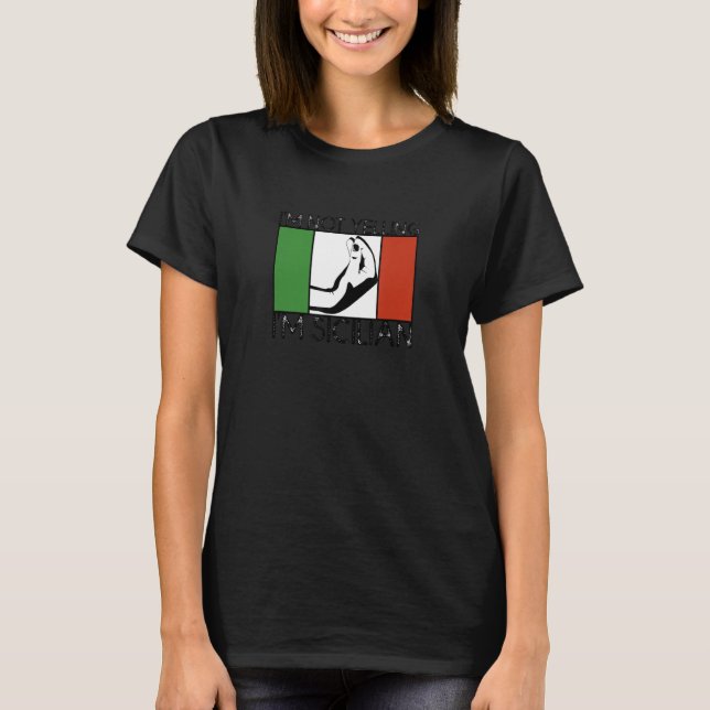 Ich schreie nicht, ich bin Sizilianer  italo-ameri T-Shirt (Vorderseite)
