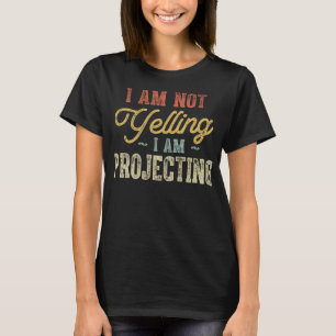 Ich schreie nicht lustig, ich schlage Retro-Schaus T-Shirt