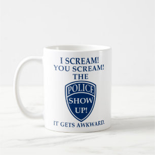 Ich schreie Sie Schrei-lustige Kaffee-Tasse Kaffeetasse