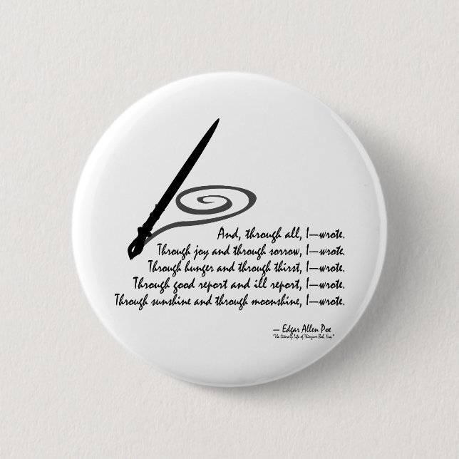 Ich schrieb button (Vorderseite)