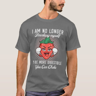 Ich schrumpfe nicht mehr Retro Vintage Erdbeere T-Shirt