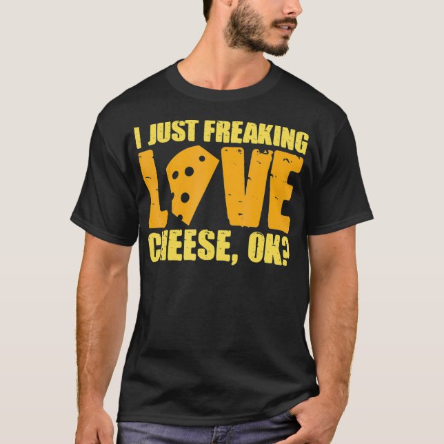 Ich schüttele nur Liebe Käse Ok Cheesy Curry T-Shirt (Vorderseite)