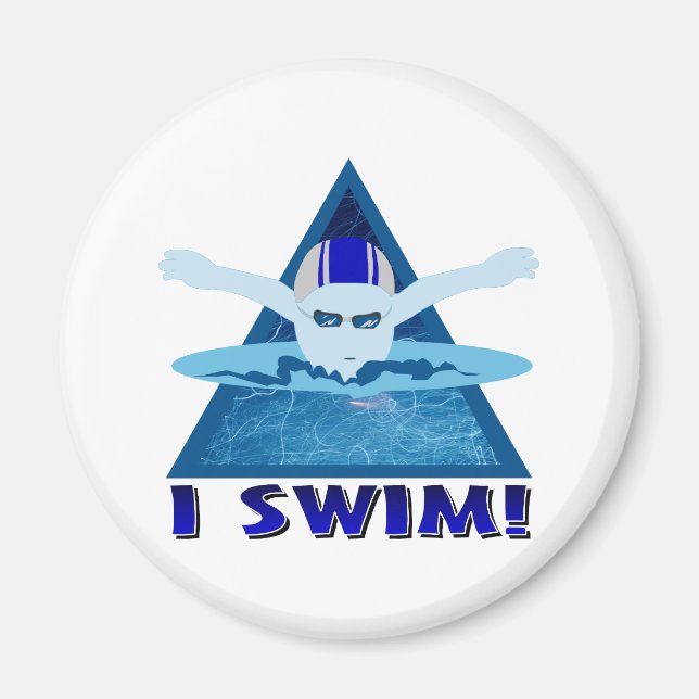 Ich schwimme magnet (Vorne)