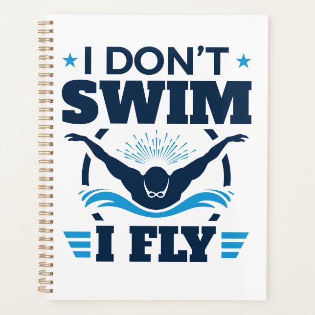 Ich schwimme nicht beim Schmetterling Planer (Vorderseite)