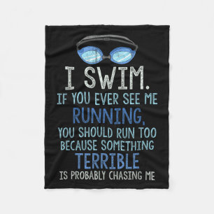 Ich schwimme, wenn du mich je laufen siehst, sollt fleecedecke