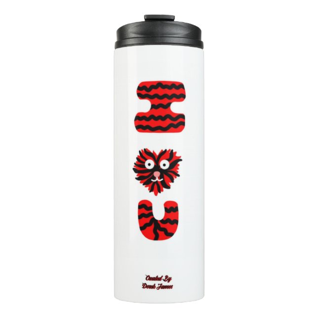 Ich schwindelig U Thermal Tumbler Thermosbecher (Vorderseite)