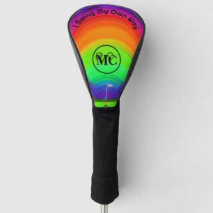 Ich schwinge selbst golf headcover