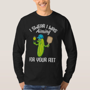Ich schwöre, dass ich nach deiner Füße Pickleball  T-Shirt