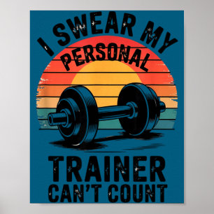 Ich schwöre, mein Trainer kann nicht zählen für Fi Poster