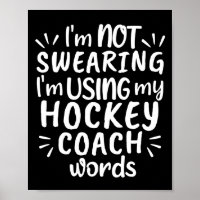 Ich schwöre nicht, dass ich meine Hockeytrainingsw