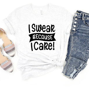 Ich schwöre, weil ich Sarcasm Funny Meme T - Shirt