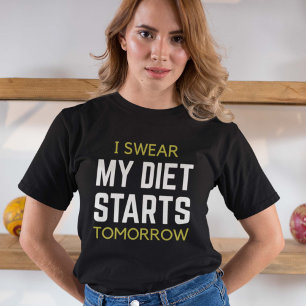 Ich schwüle morgen meine Ernährung T-Shirt