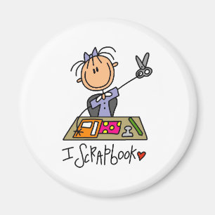Ich scrapbooke magnet