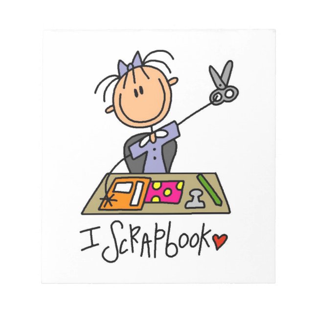 Ich scrapbooke notizblock (Vorderseite)