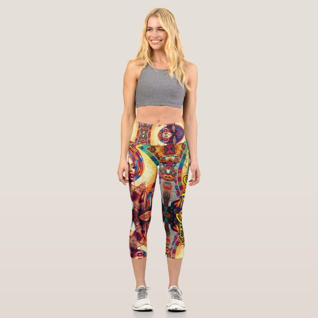 Ich segne capri leggings (Vorderseite)