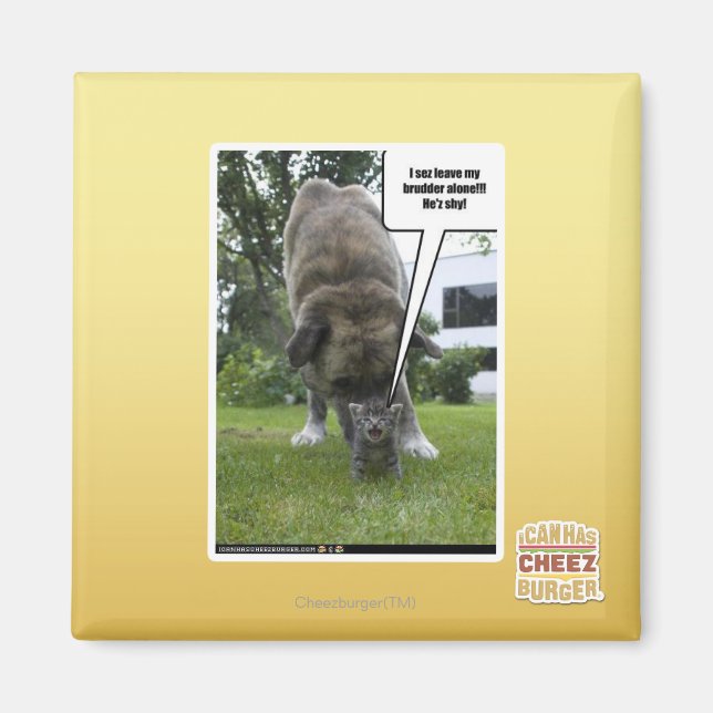Ich seh, ich verließ meinen Bruder allein Magnet (Vorne)