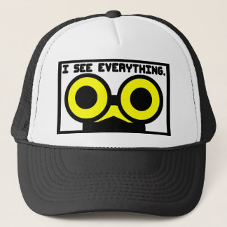 Ich sehe alles. Lebewesen Truckerkappe