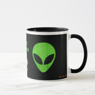 ICH SEHE AUSSERIRDISCHEN TASSE