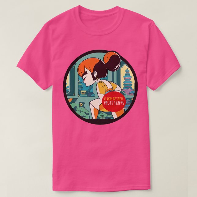 Ich sehe besser über 5 gebogen aus T-Shirt (Design vorne)