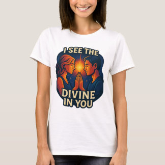 "Ich sehe das Göttliche in dir" - Spirituelle Verb T-Shirt