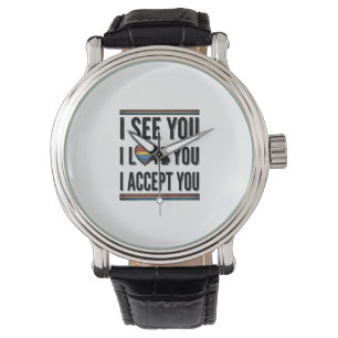 Ich sehe, dass du dich liebst, akzeptierst und sto armbanduhr