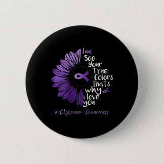 Ich sehe deine wahre Farbe Heimerheimer Sonnenblum Button