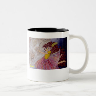 Ich sehe den Mond, den Mond See ich! Zweifarbige Tasse
