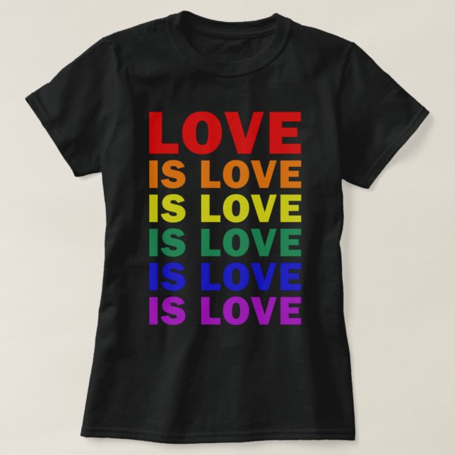 Ich sehe dich, ich Liebe du ich akzeptiere deinen  T-Shirt (Design vorne)