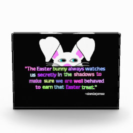 Ich sehe dich, Osterhasen, horizontaler Foto Block