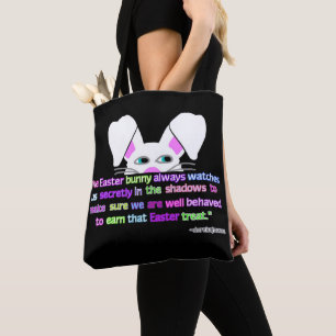 Ich sehe dich, Osterhasen-Mehrdruck-Totbeutel Tasche