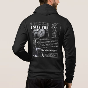 "Ich sehe dich" Seelenverbindung Kunst - Minimalis Hoodie
