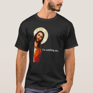 Ich sehe dir zu, wie du Jesus Christus Premium pin T-Shirt