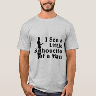Ich sehe ein kleines Silhouetto eines Mannes T-Shirt