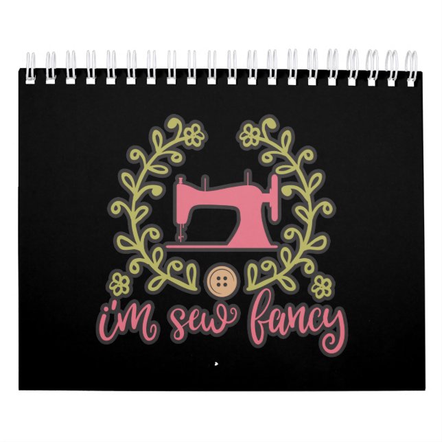 Ich sehe Extravagantes Nähdesign Kalender (Titelbild)
