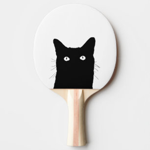 Ich sehe Katze zu klicken, um eine Tischtennis Schläger