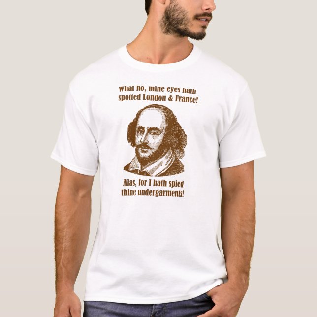 Ich sehe London, ich sehe Frankreich… T-Shirt (Vorderseite)