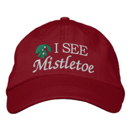Ich sehe Mistletoe - SRF Bestickte Baseballkappe