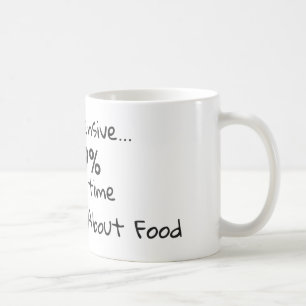 Ich sehe nachdenklich aus Lustiger Foodie-Spruch Kaffeetasse