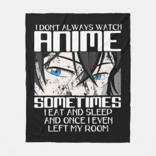 Ich sehe nicht immer Anime für Männer Frauen Niedl Fleecedecke
