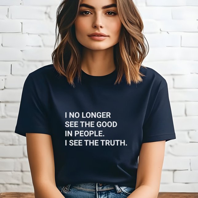 Ich sehe nicht mehr das Gute in Menschen, die ich  Tri-Blend Shirt (Von Creator hochgeladen)