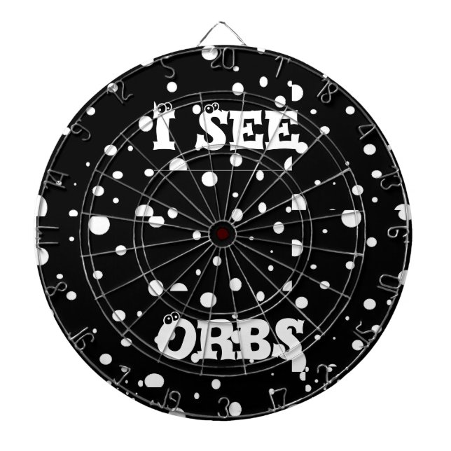 Ich sehe Orbs-Dartboard Dartscheibe (vorne)