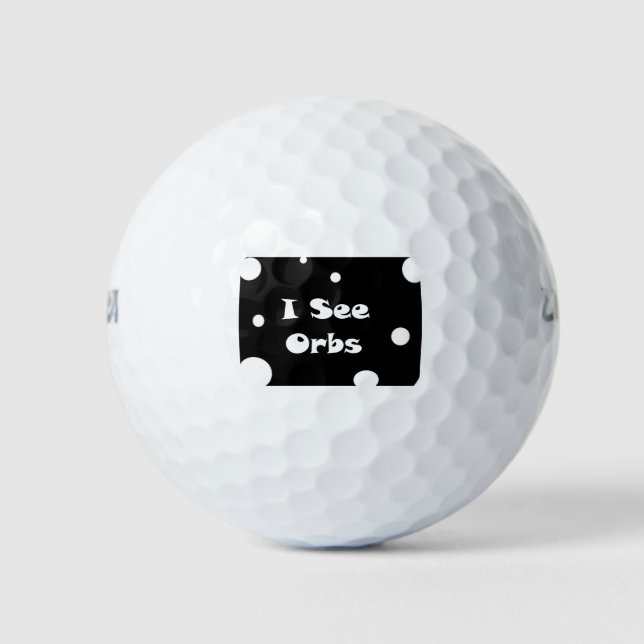 Ich sehe Orbs-Golf Golfball (Vorderseite)